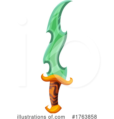 Royalty-Free (RF) Sword Clipart Illustration by Vector Tradition SM - Stock Sample #1763858