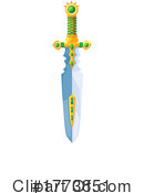Sword Clipart #1773851 by Vector Tradition SM