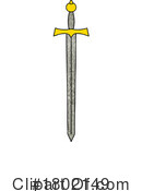Sword Clipart #1802149 by lineartestpilot
