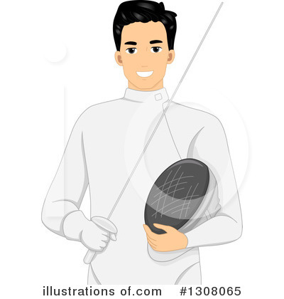 Royalty-Free (RF) Sword Fighting Clipart Illustration by BNP Design Studio - Stock Sample #1308065