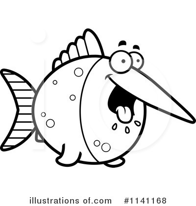 Royalty-Free (RF) Swordfish Clipart Illustration by Cory Thoman - Stock Sample #1141168