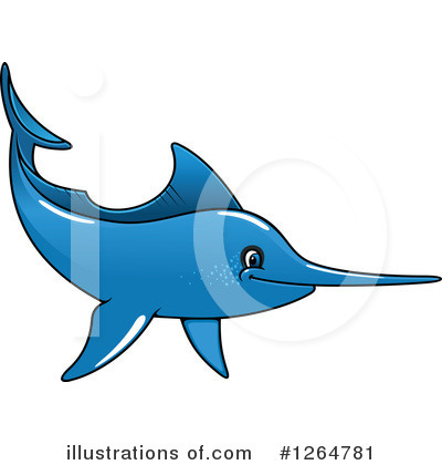 Swordfish Clipart #1264781 by Vector Tradition SM