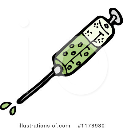 Royalty-Free (RF) Syringe Clipart Illustration by lineartestpilot - Stock Sample #1178980