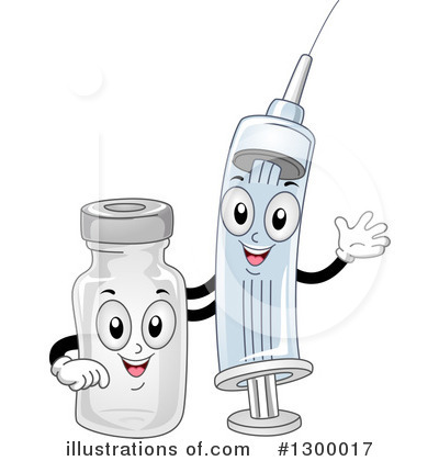 Royalty-Free (RF) Syringe Clipart Illustration by BNP Design Studio - Stock Sample #1300017