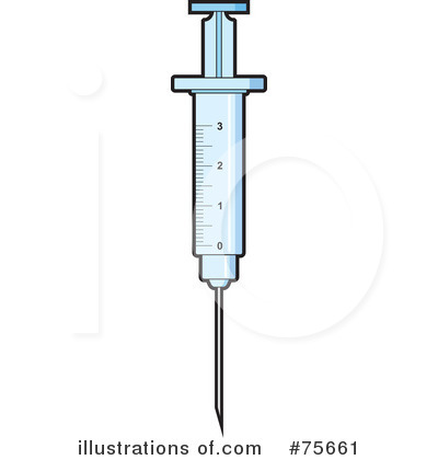 Royalty-Free (RF) Syringe Clipart Illustration by Lal Perera - Stock Sample #75661