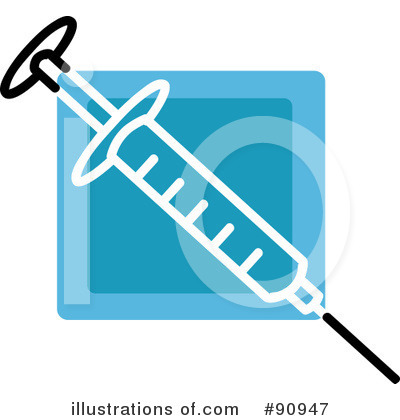 Royalty-Free (RF) Syringe Clipart Illustration by Rosie Piter - Stock Sample #90947