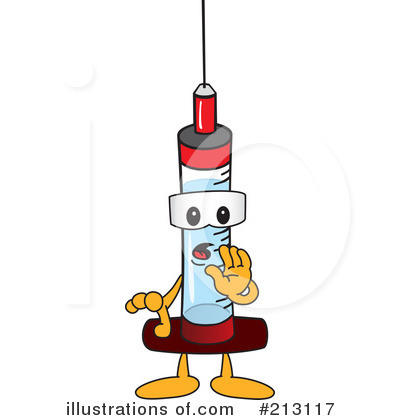Syringe Mascot Clipart #213117 by Toons4Biz