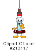 Syringe Mascot Clipart #213117 by Mascot Junction