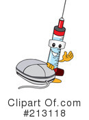 Syringe Mascot Clipart #213118 by Mascot Junction