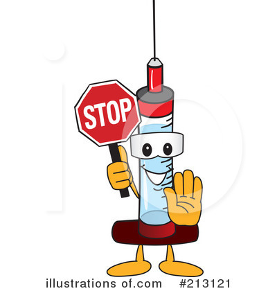 Syringe Mascot Clipart #213121 by Toons4Biz