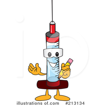 Syringe Mascot Clipart #213134 by Toons4Biz