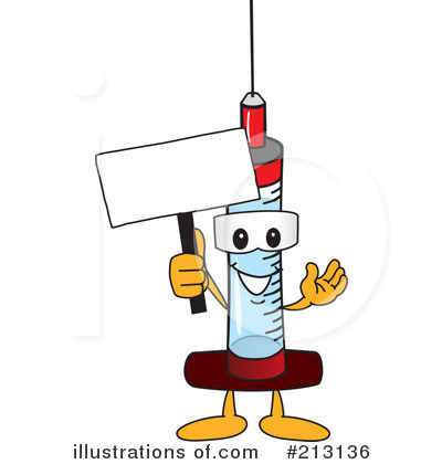 Syringe Mascot Clipart #213136 by Toons4Biz