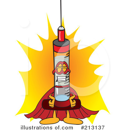 Syringe Mascot Clipart #213137 by Toons4Biz