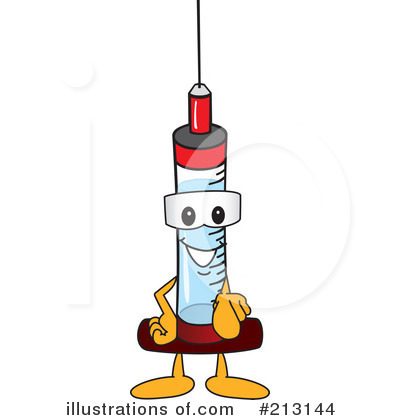 Syringe Mascot Clipart #213144 by Toons4Biz