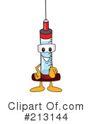 Syringe Mascot Clipart #213144 by Mascot Junction