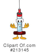 Syringe Mascot Clipart #213145 by Mascot Junction