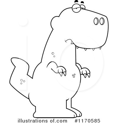 Royalty-Free (RF) T Rex Clipart Illustration by Cory Thoman - Stock Sample #1170585