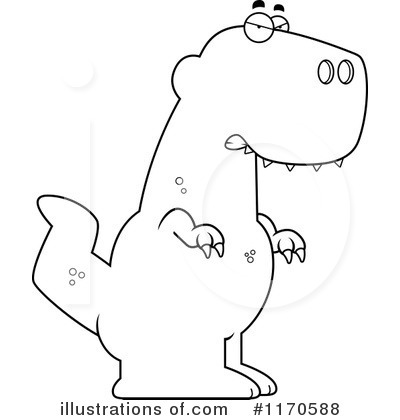 Royalty-Free (RF) T Rex Clipart Illustration by Cory Thoman - Stock Sample #1170588