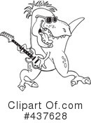 T Rex Clipart #437628 by toonaday