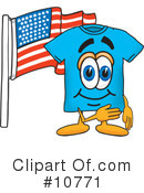 T Shirt Clipart #10771 by Mascot Junction