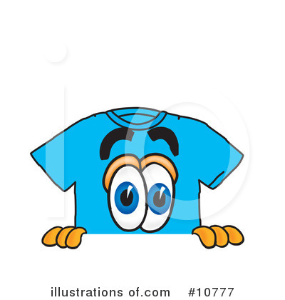 T Shirt Clipart #10777 by Mascot Junction