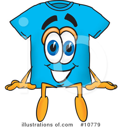 T Shirt Clipart #10779 by Mascot Junction