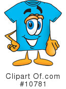 T Shirt Clipart #10781 by Mascot Junction