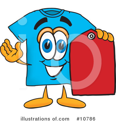 Tee Shirt Clipart #10786 by Mascot Junction