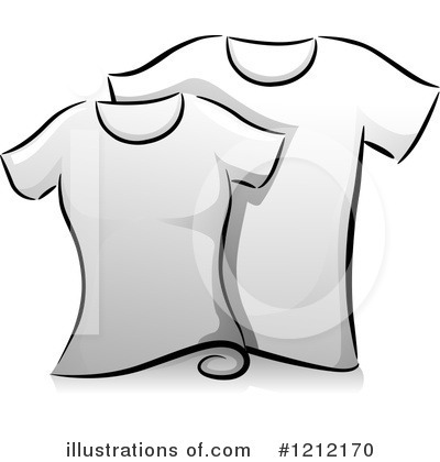 Royalty-Free (RF) T Shirt Clipart Illustration by BNP Design Studio - Stock Sample #1212170