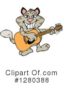 Tabby Cat Clipart #1280388 by Dennis Holmes Designs