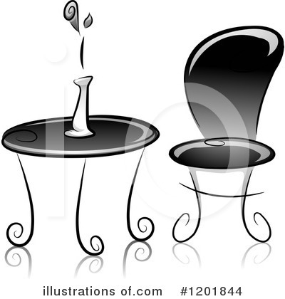 Royalty-Free (RF) Table Clipart Illustration by BNP Design Studio - Stock Sample #1201844