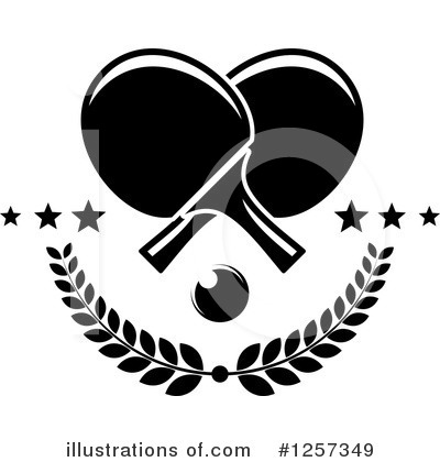 Table Tennis Clipart #1257349 by Vector Tradition SM