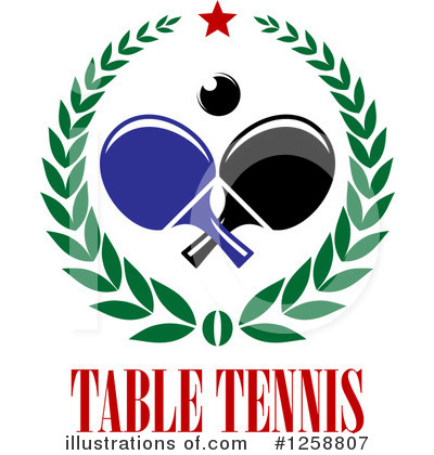Royalty-Free (RF) Table Tennis Clipart Illustration by Vector Tradition SM - Stock Sample #1258807