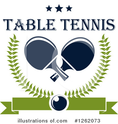 Royalty-Free (RF) Table Tennis Clipart Illustration by Vector Tradition SM - Stock Sample #1262073