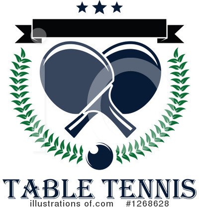 Royalty-Free (RF) Table Tennis Clipart Illustration by Vector Tradition SM - Stock Sample #1268628