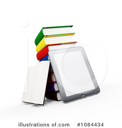 Royalty-Free (RF) Tablet Clipart Illustration by Mopic - Stock Sample #1084434