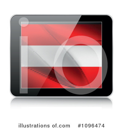 Royalty-Free (RF) Tablet Clipart Illustration by Andrei Marincas - Stock Sample #1096474
