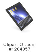 Tablet Computer Clipart #1204957 by KJ Pargeter