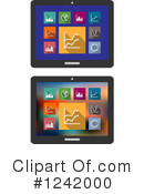 Tablet Computer Clipart #1242000 by Vector Tradition SM