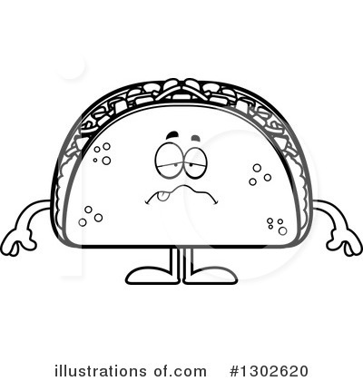 Royalty-Free (RF) Taco Clipart Illustration by Cory Thoman - Stock Sample #1302620