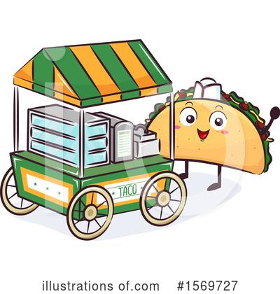 Royalty-Free (RF) Taco Clipart Illustration by BNP Design Studio - Stock Sample #1569727