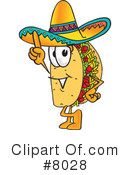 Taco Clipart #8028 by Mascot Junction