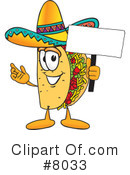 Taco Clipart #8033 by Mascot Junction