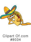 Taco Clipart #8034 by Mascot Junction
