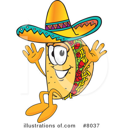 Taco Clipart #8037 by Toons4Biz