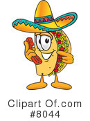 Taco Clipart #8044 by Mascot Junction