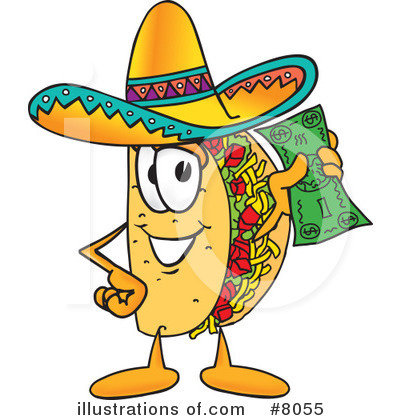 Taco Clipart #8055 by Toons4Biz