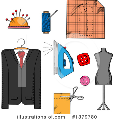 Fabric Clipart #1379780 by Vector Tradition SM