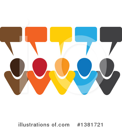 Royalty-Free (RF) Talking Clipart Illustration by ColorMagic - Stock Sample #1381721
