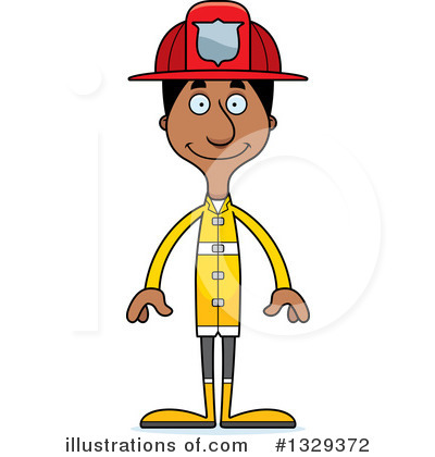 Firefighter Clipart #1329372 by Cory Thoman